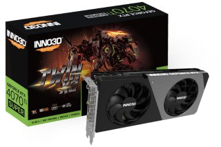 Karta graficzna INNO3D GeForce RTX 4070 Ti SUPER TWIN X2 N407TS2-166X-186156N