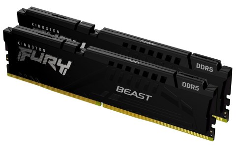 KINGSTON DDR5 32GB 6000MT/s CL40 DIMM (Kit of 2) FURY Beast Black XMP KINGSTON DDR5 32GB 6000MT/s CL40 DIMM (Kit of 2) FURY Beast Black XMP