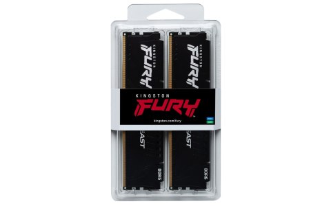 KINGSTON DDR5 32GB 6000MT/s CL40 DIMM (Kit of 2) FURY Beast Black XMP KINGSTON DDR5 32GB 6000MT/s CL40 DIMM (Kit of 2) FURY Beast Black XMP