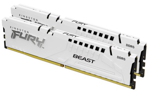 Kingston FURY DDR5 32GB (2x16GB) 5200MHz CL40 Beast White Kingston FURY DDR5 32GB (2x16GB) 5200MHz CL40 Beast White