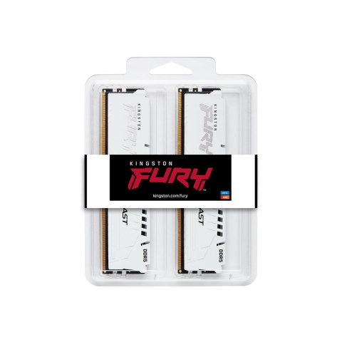 Kingston FURY DDR5 32GB (2x16GB) 5200MHz CL40 Beast White Kingston FURY DDR5 32GB (2x16GB) 5200MHz CL40 Beast White