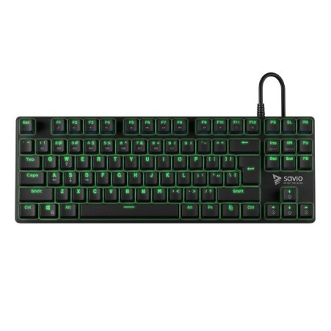 Klawiatura mechaniczna SAVIO TEMPEST SAVGK-TEMPEST BROWN ((EU); kolor czarny) Klawiatura mechaniczna SAVIO TEMPEST SAVGK-TEMPEST BROWN ((EU); kolor czarny)