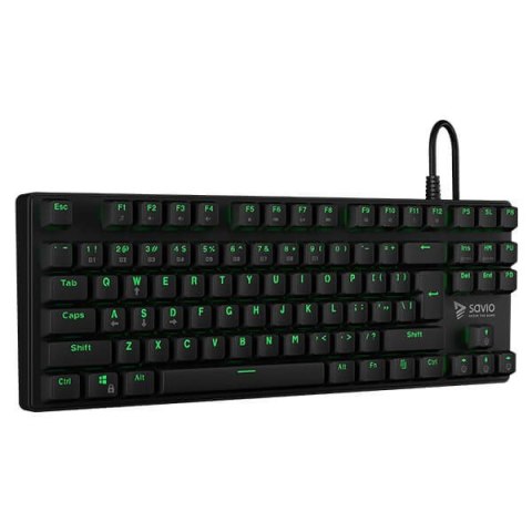 Klawiatura mechaniczna SAVIO TEMPEST SAVGK-TEMPEST BROWN ((EU); kolor czarny) Klawiatura mechaniczna SAVIO TEMPEST SAVGK-TEMPEST BROWN ((EU); kolor czarny)