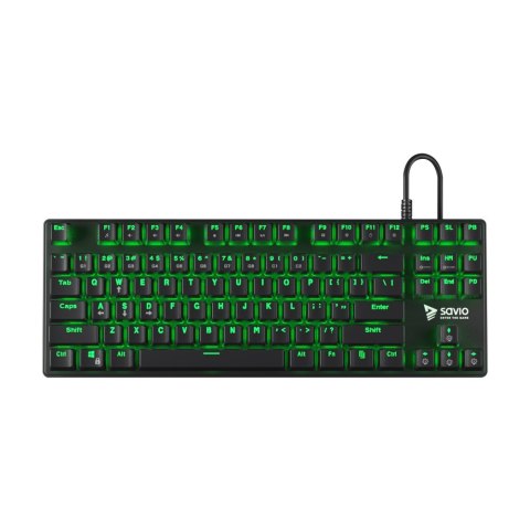 Klawiatura mechaniczna SAVIO TEMPEST SAVGK-TEMPEST BROWN ((EU); kolor czarny) Klawiatura mechaniczna SAVIO TEMPEST SAVGK-TEMPEST BROWN ((EU); kolor czarny)