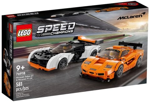 LEGO Speed Champions 76918 McLaren Solus GT i McLaren F1 LM