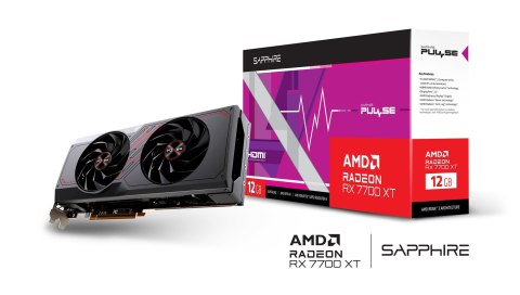 Karta graficzna SAPPHIRE RADEON RX 7700 XT PULSE GAMING 12GB GDDR6 DUAL