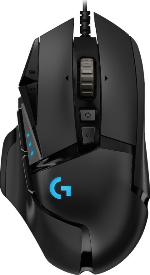 Mysz Logitech G502 Hero 910-005470 (optyczna; 16000 DPI; kolor czarny)