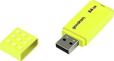 Pendrive GOODRAM UME2 64 GB Żółty (64 GB /USB 2.0 /Żółty )