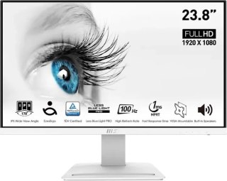 Monitor MSI PRO MP243XW (23.8" /IPS /100Hz /1920 x 1080 /Biały)