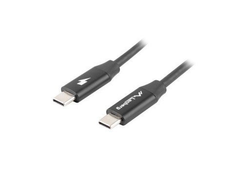 LANBERG KABEL USB-C 2.0 M/M 1.8M PREMIUM QC 4.0 POWER DELIVERY 60W CZARNY CA-CMCM-40CU-0018-BK