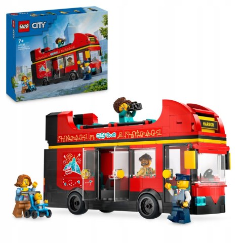 LEGO 60407 city - Czerwony, piętrowy autokar