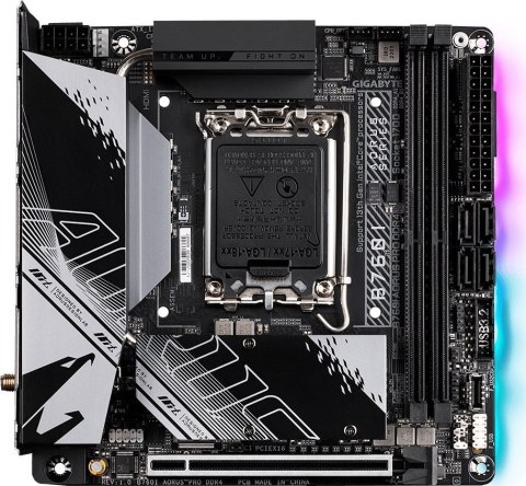 Płyta główna GIGABYTE B760I AORUS PRO DDR4 LGA1700 MiniITX