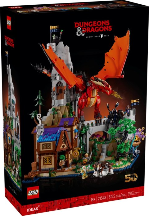 LEGO Ideas Dungeons & Dragons Opowieść czerwonego smoka 21348