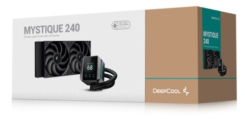 Chłodzenie wodne Deepcool Mystique LCD 240mm (R-LX550-BKDSNC-G-1) Chłodzenie wodne Deepcool Mystique LCD 240mm (R-LX550-BKDSNC-G-1)