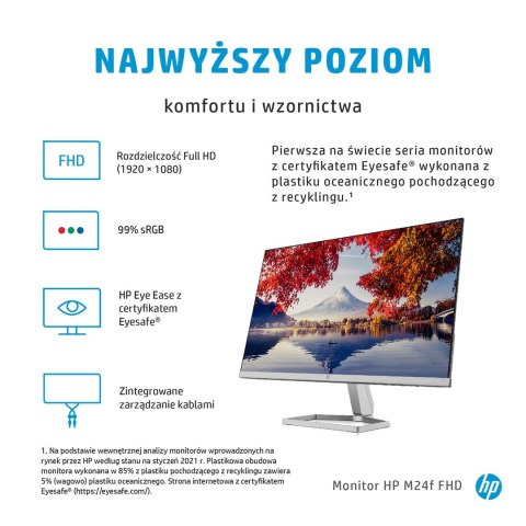 MONITOR HP LED, IPS 23,8" M24f (2D9K0E9)