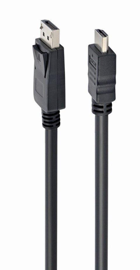 Kabel GEMBIRD CC-DP-HDMI-3M ( DisplayPort M - HDMI M -; 3m; kolor czarny)