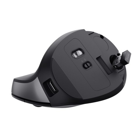 Mysz TRUST BAYO II ERGONOMIC WIRELESS MOUSE BLK (25145)