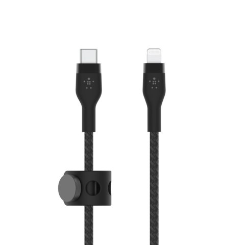 BELKIN KABEL USB-C TO LTG OPLOT SILICONE 1M BLACK