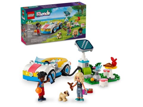 LEGO Friends 42609 Samochód elektryczny i stacja ładująca