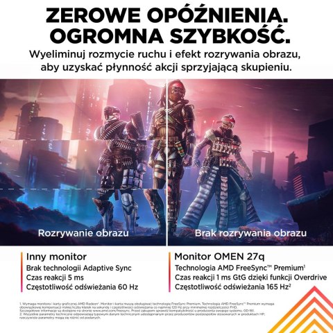 MONITOR HP LED, QHD 27" OMEN 27q (780H4E9) 165Hz MONITOR HP LED, QHD 27" OMEN 27q (780H4E9) 165Hz