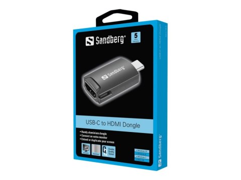 Adapter SANDBERG 136-34 USB - HDMI Adapter SANDBERG 136-34 USB - HDMI