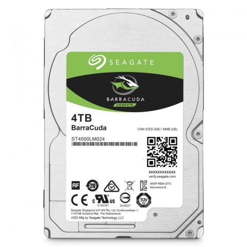 SEAGATE BarraCuda 4 TB ST4000LM024 (4TB /2.5" /5400RPM )