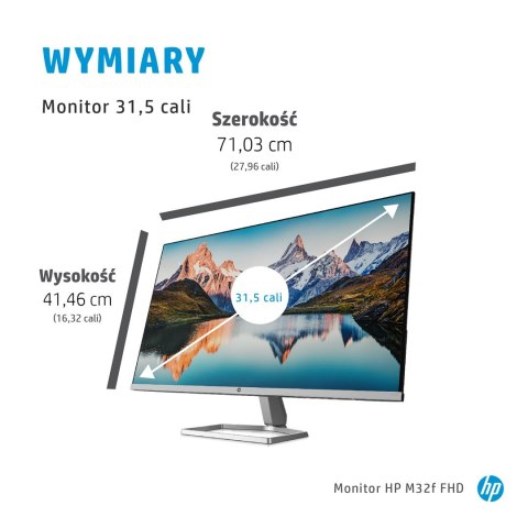 MONITOR HP LED, VA 31,5" M32f (2H5M7E9)