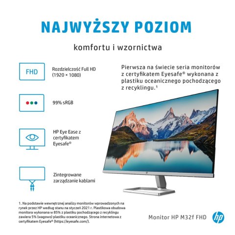 MONITOR HP LED, VA 31,5" M32f (2H5M7E9)