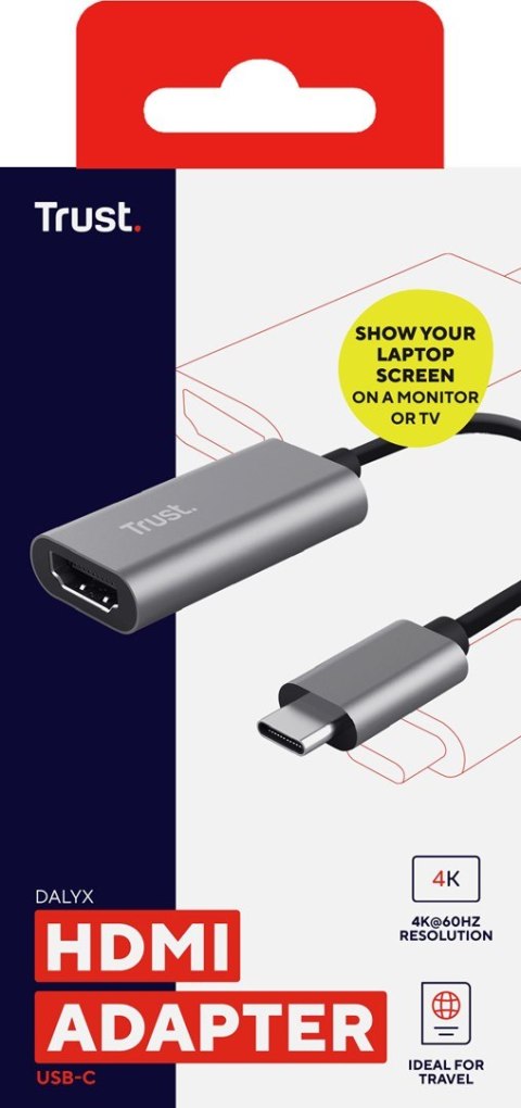 Adapter TRUST DALYX USB C HDMI (23774)