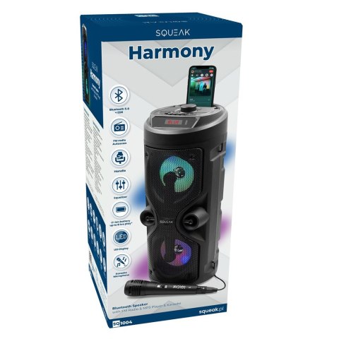 Głośnik Harmony Squeak SQ1004 BT, Radio FM, MP3