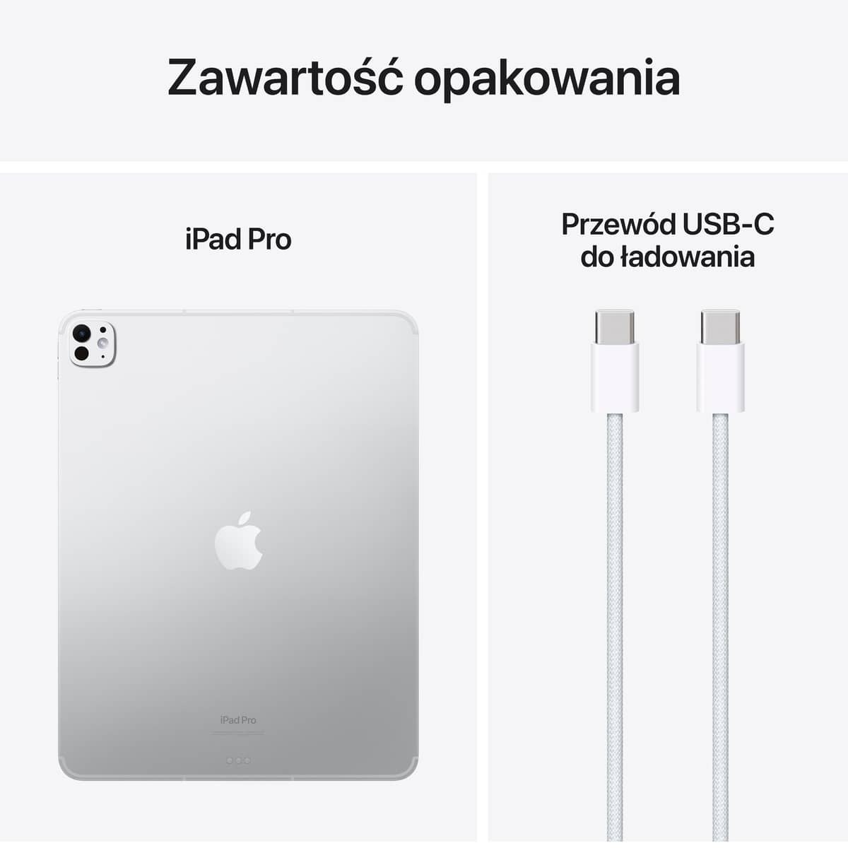 13 calowy iPad Pro M4 - Zawartość opakowania