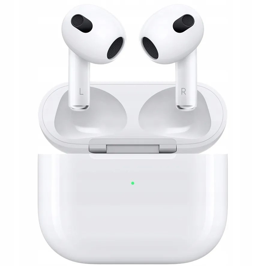 Słuchawki bezprzewodowe douszne Apple AirPods 3 gen. z etui Lightning białe Wysokość produktu 3 cm