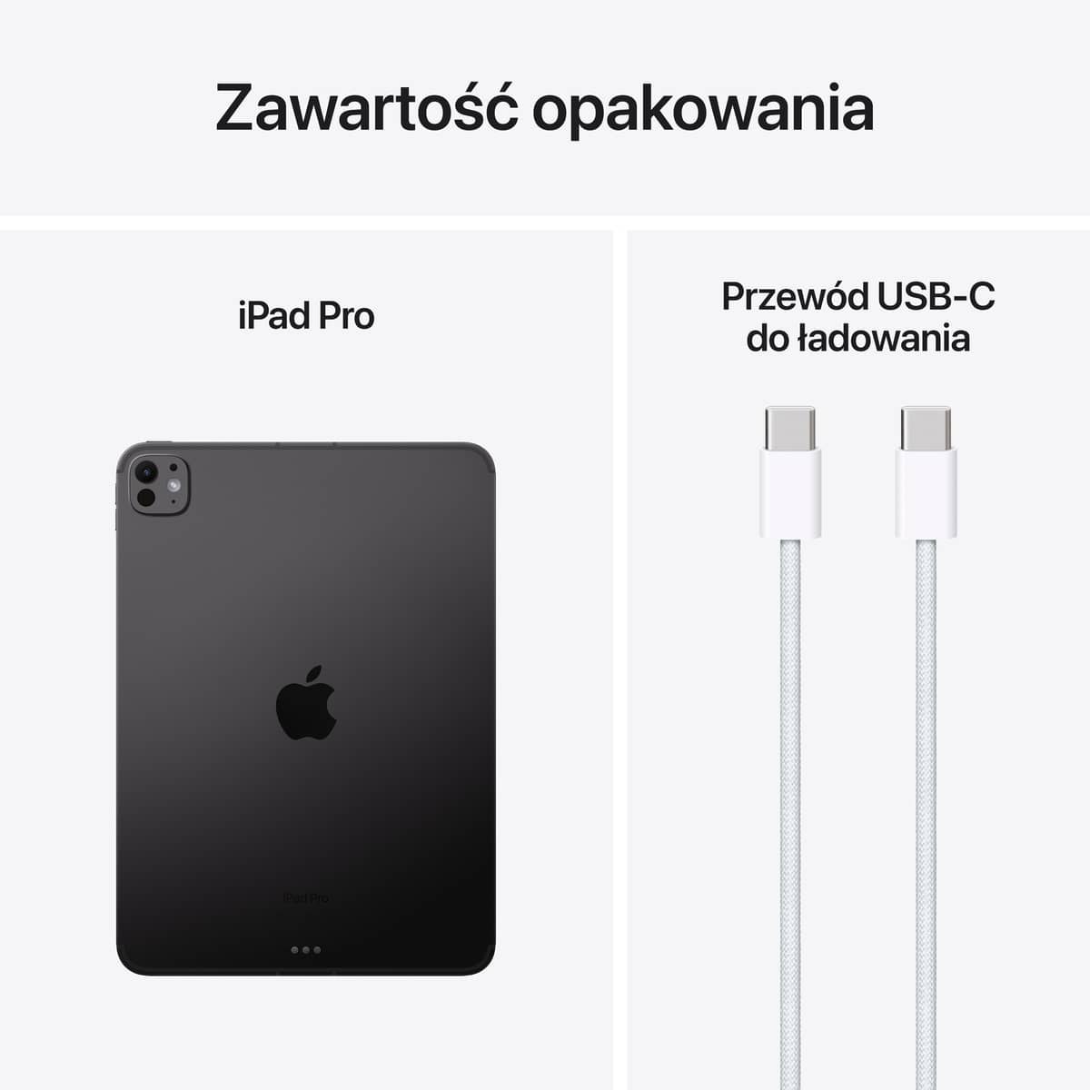 11 calowy iPad Pro M4 - Zawartość opakowania