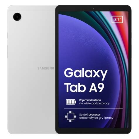 Samsung Galaxy TAB A9 4G 4 / 64GB Tablet | Oryginalny | Srebrny | LTE ...